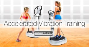 Cardio Workout On An Accelerated Vibration Training Machine