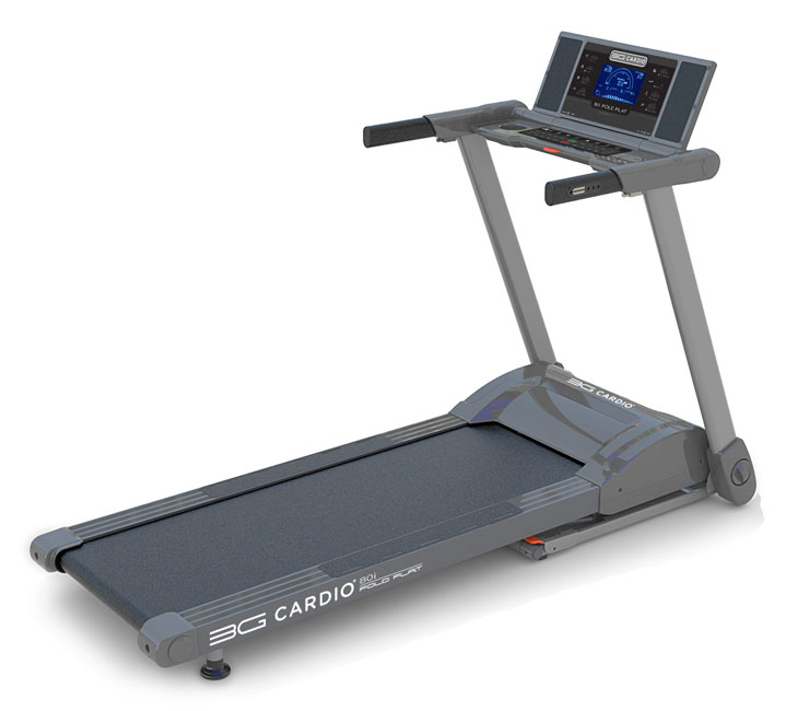 It’s now actually possible to conserve space and get a good, quality run with the ingenious 3G Cardio 80i Fold Flat Treadmill.