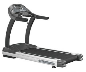 The 3G Cardio Elite Runner Treadmill features a powerful DC 4.0 hp motor, huge 22×62 belt and can accommodate users weighing up to 400 pounds. It’s plenty sturdy with an assembled weight of 386 pounds.