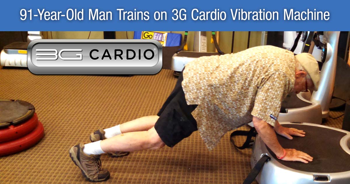 100-Year-Old Woman, 91-Year-Old Man Train On 3G Cardio Vibration Machines