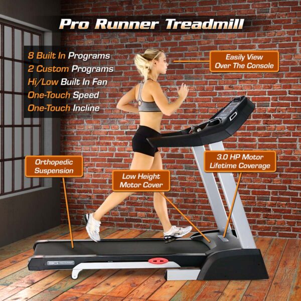 3G Cardio Pro Runner Treadmill