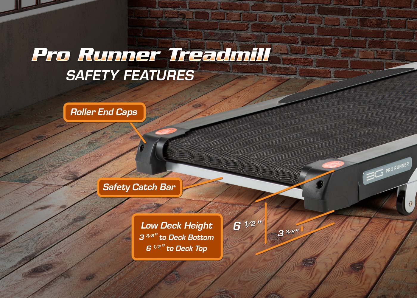 3G Cardio Pro Runner Treadmill