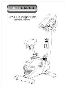 Elite UB Upright Bike Manual