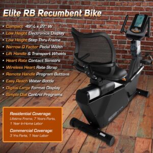 Elite RB Recumbent Bike - 3G Cardio