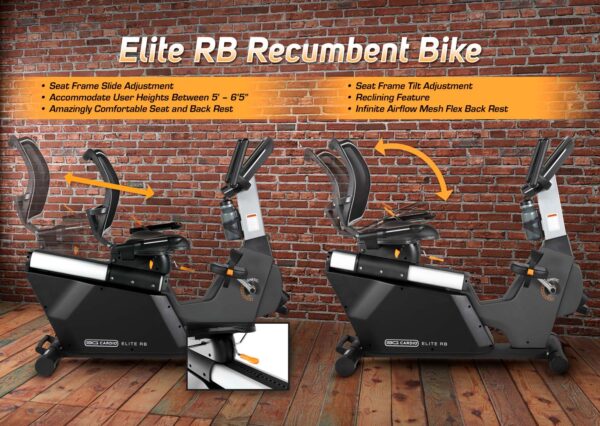 3G Cardio Elite RB Recumbent Bike