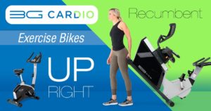 3G Cardio Recumbent or Upright Exercise bike