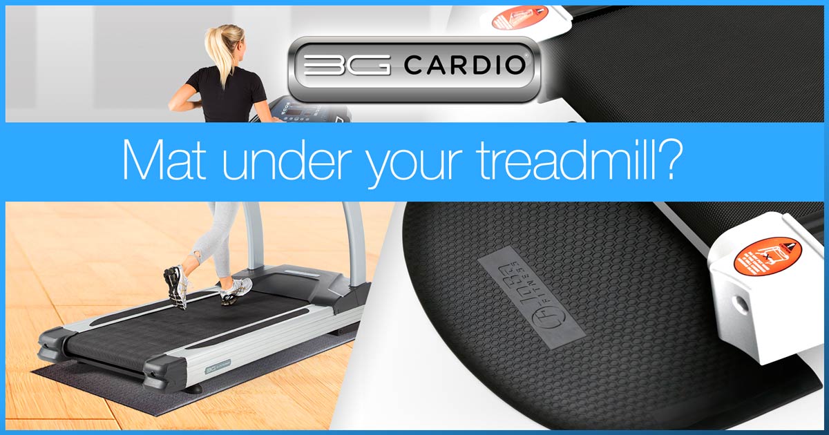 Should you put a mat under your treadmill