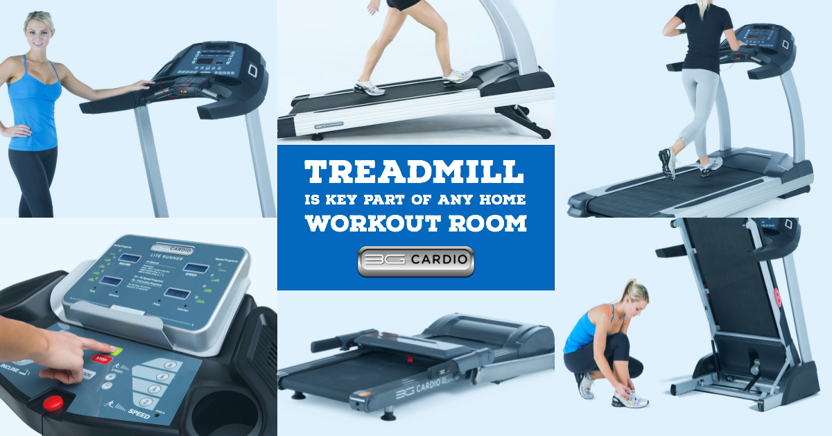 Treadmill is key part of any home workout room