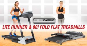 3G Cardio 80i Fold Flat and Lite Runner Treadmills