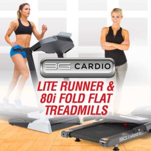 3G Cardio 80i Fold Flat and Lite Runner Treadmills