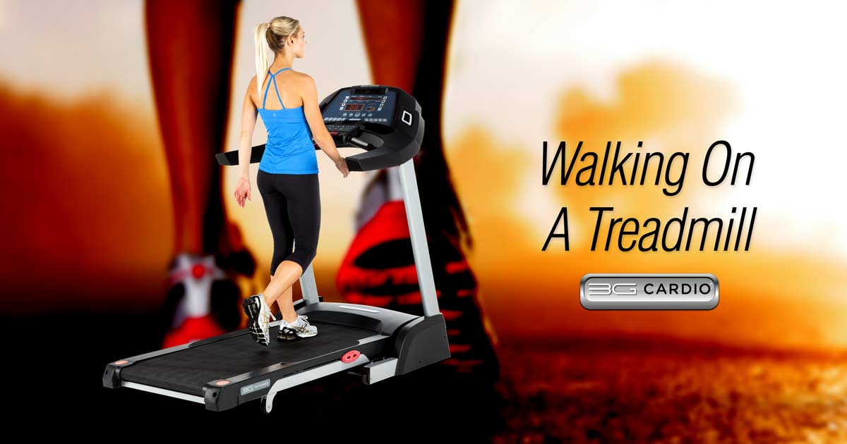 Walking On A Treadmill Good Cardio Exercise
