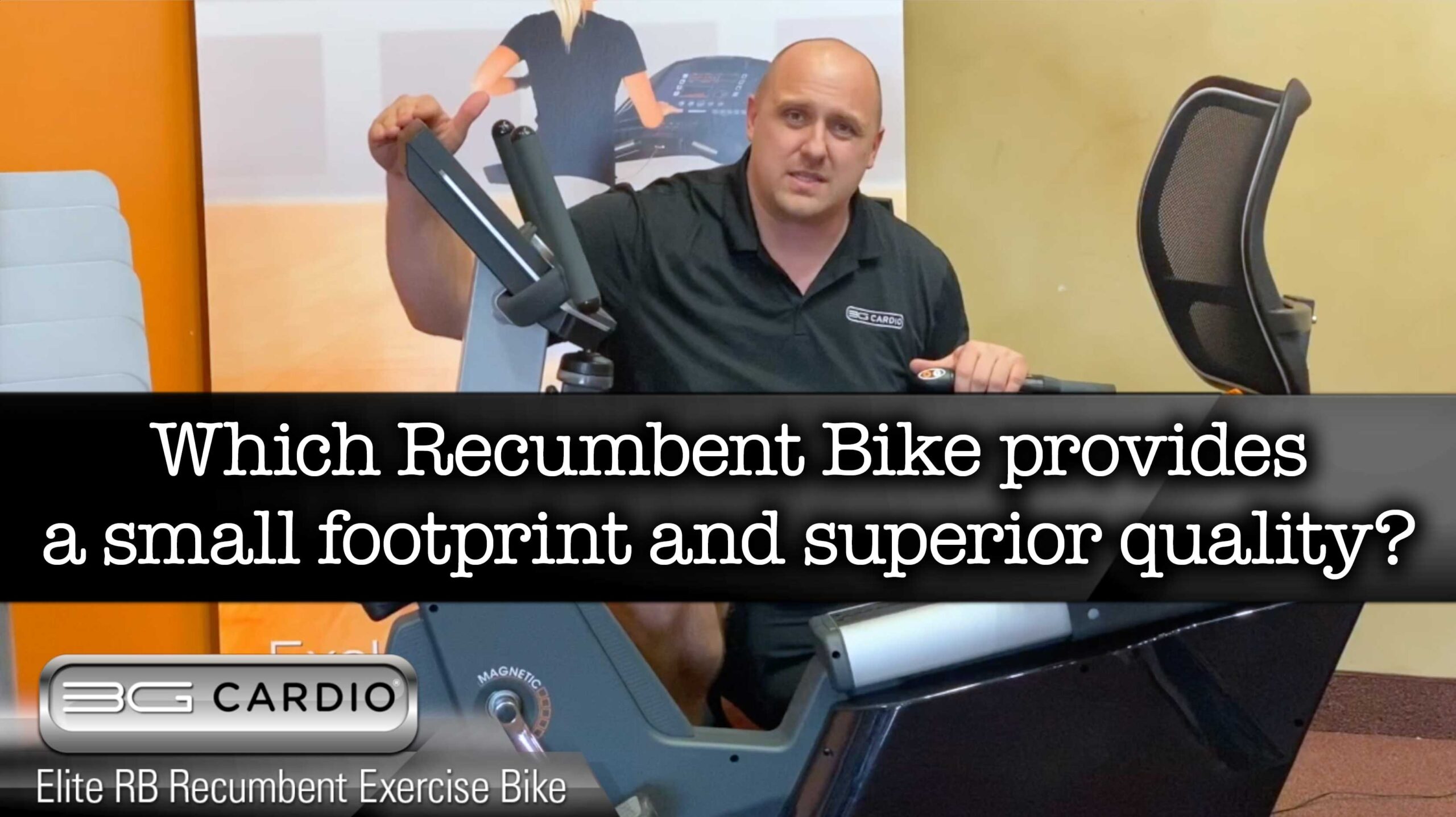 What makes the Compact Elite Recumbent Bike so space friendly?