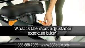 What is the most adjustable exercise bike?