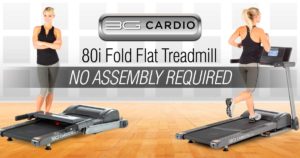 No Assembly Required On 3G Cardio 80i Fold Flat Treadmill