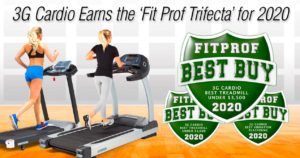 3G Cardio has earned the ‘Fit Prof Trifecta’ for 2020