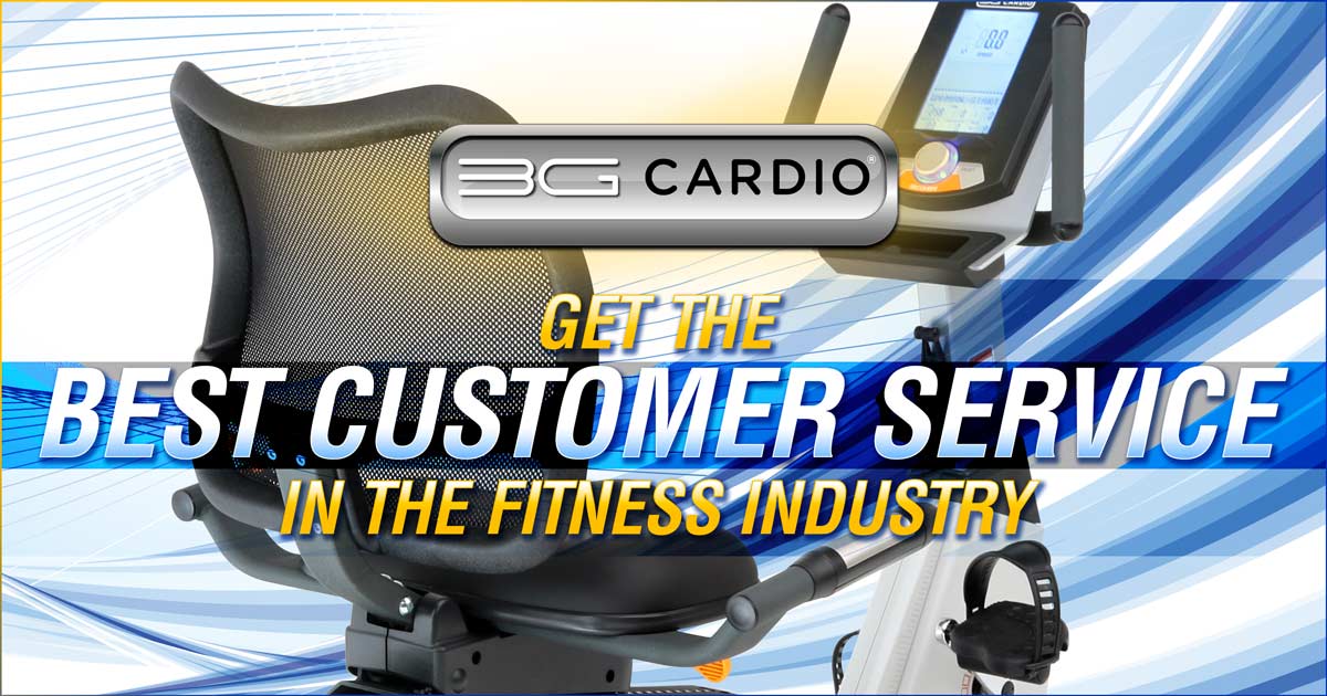 Get the Best Customer Service in the Fitness Industry from 3G Cardio