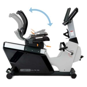 Seat Tilt Adjustment - Elite RB Recumbent Bike - 3G Cardio