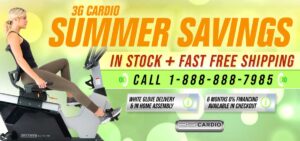 3G Cardio Summer Savings program includes available White Glove Delivery and In-home Installation service