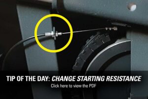 Tip of the Day Adjust the Elite RB Recumbent Bike Starting Resistance