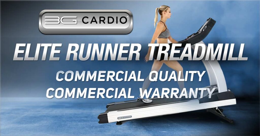 Elite Runner Treadmill is commercial quality 3G Cardio
