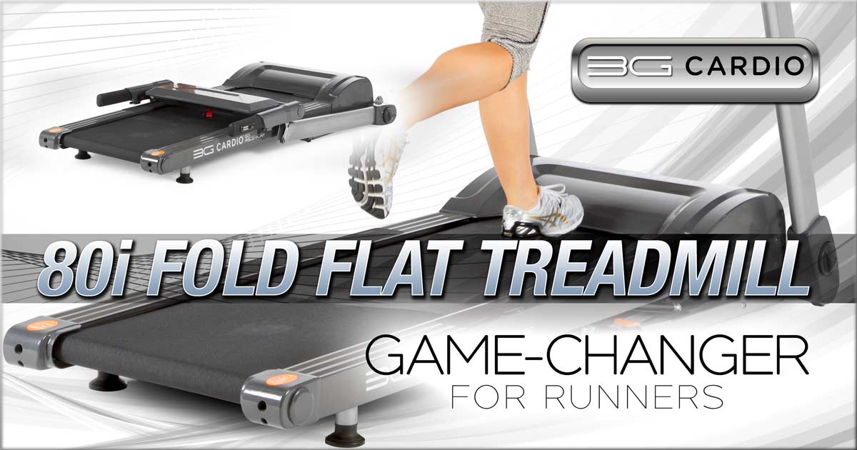 Top-selling 3G Cardio 80i Fold Flat Treadmill is a game-changer for runners