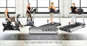 No Subscription Required with Award-Winning 3G Cardio Treadmills and Exercise Bikes