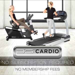 No Subscription Required with Award-Winning 3G Cardio Treadmills and Exercise Bikes