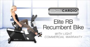 3G Cardio Elite RB Recumbent Bike comes with light commercial warranty