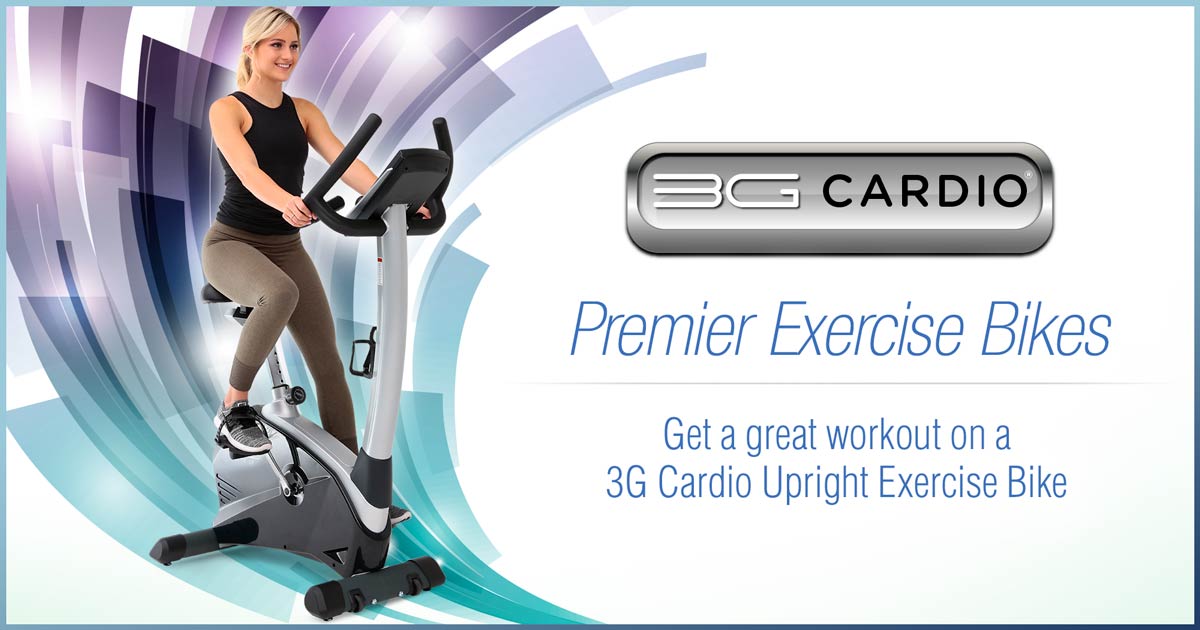 Can you get a good workout on a 3G Cardio upright exercise bike?