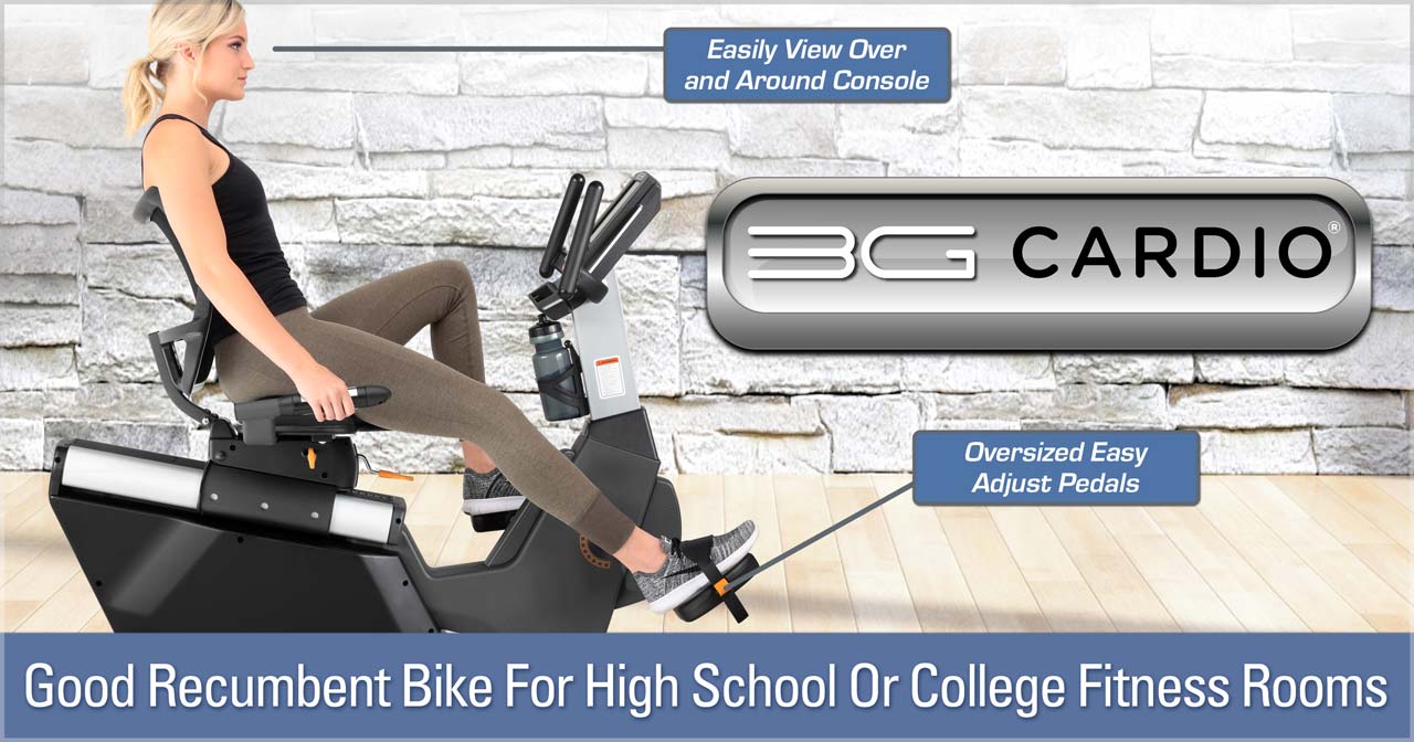 good recumbent bike for high school or college fitness rooms