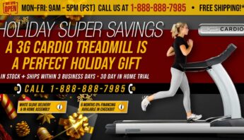 A 3G Cardio Treadmill Is A Perfect Holiday Gift
