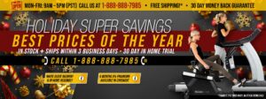 3G Cardio Holiday Super Savings Event Has Best Pricing Of Year!