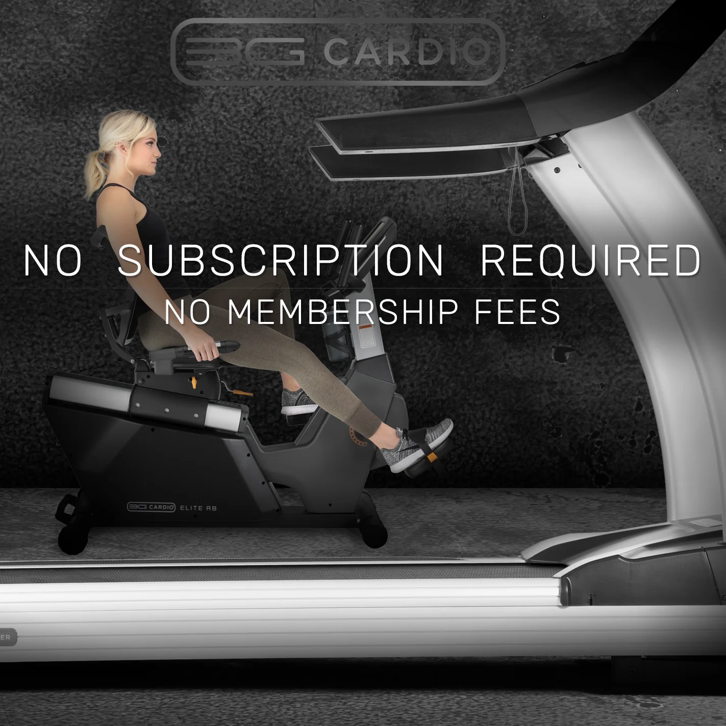 3G Cardio products have no subscription required and no membership fees