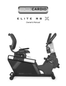 Elite RB X Recumbent Bike Manual