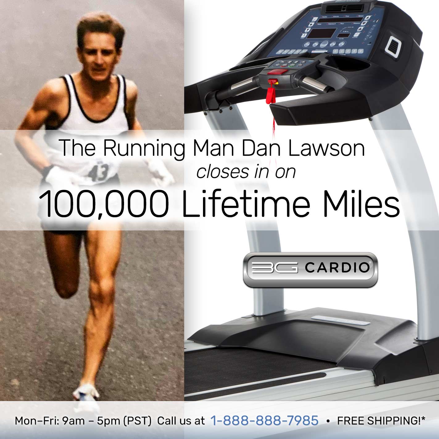 The Running Man Dan Lawson closes in on 100,000 Lifetime Miles