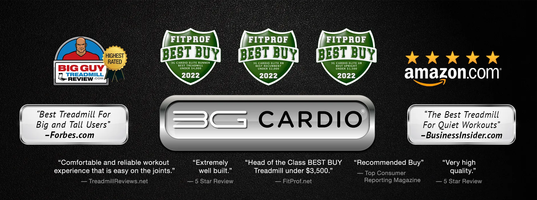 3G Cardio sells award-winning exercise and fitness equipment