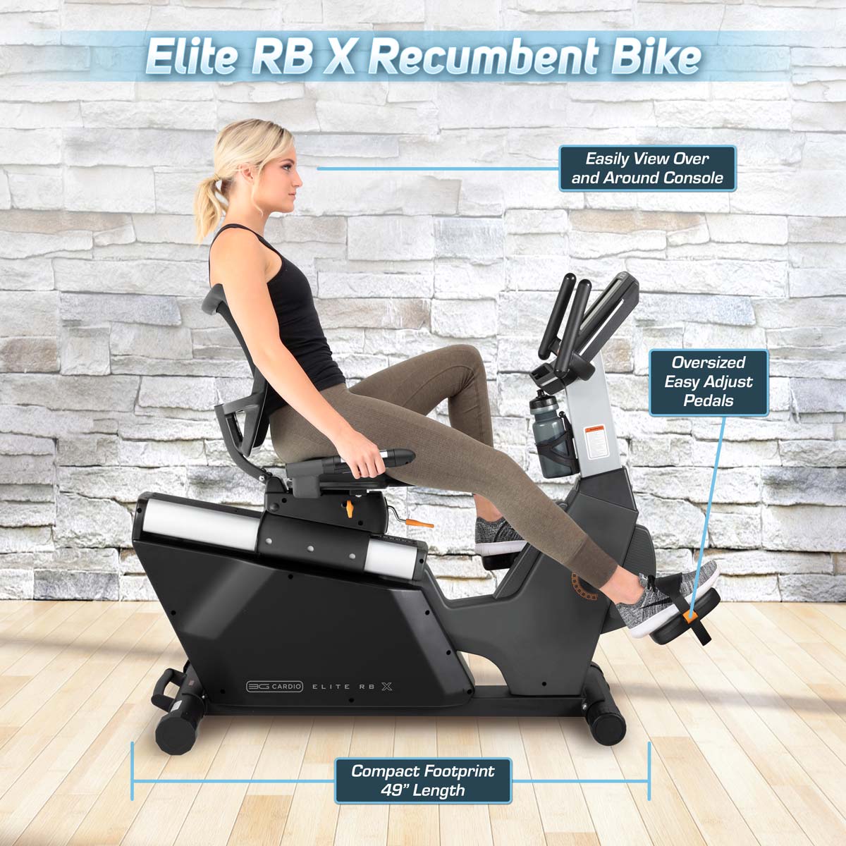 New and improved 3G Cardio Elite RB X Recumbent Bike is a winner for many reasons