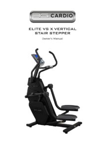 Elite VS X Vertical Stair Stepper Manual