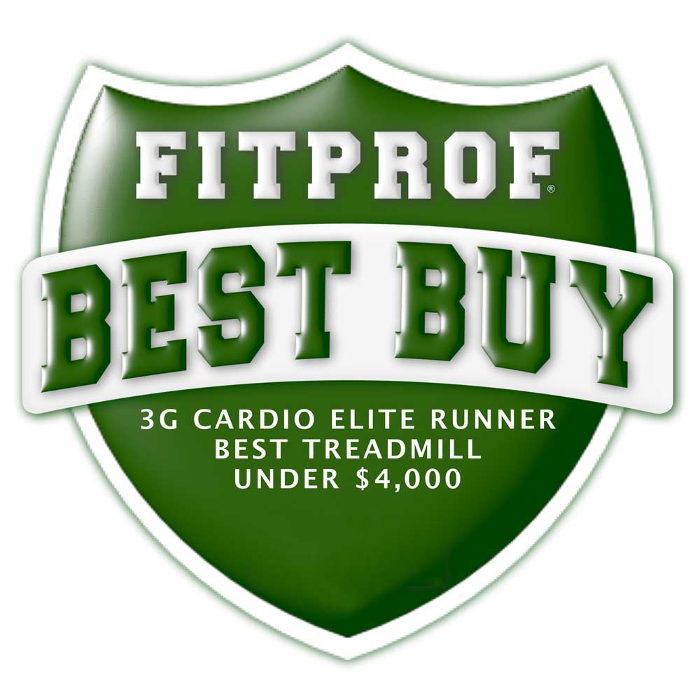 Award Winning 3G Cardio Elite Runner Treadmill