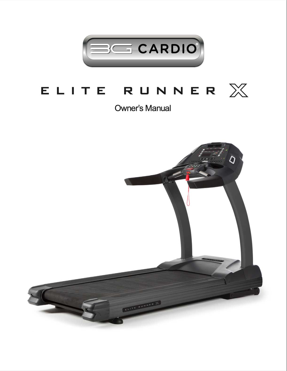 Elite Runner X Treadmill Manual